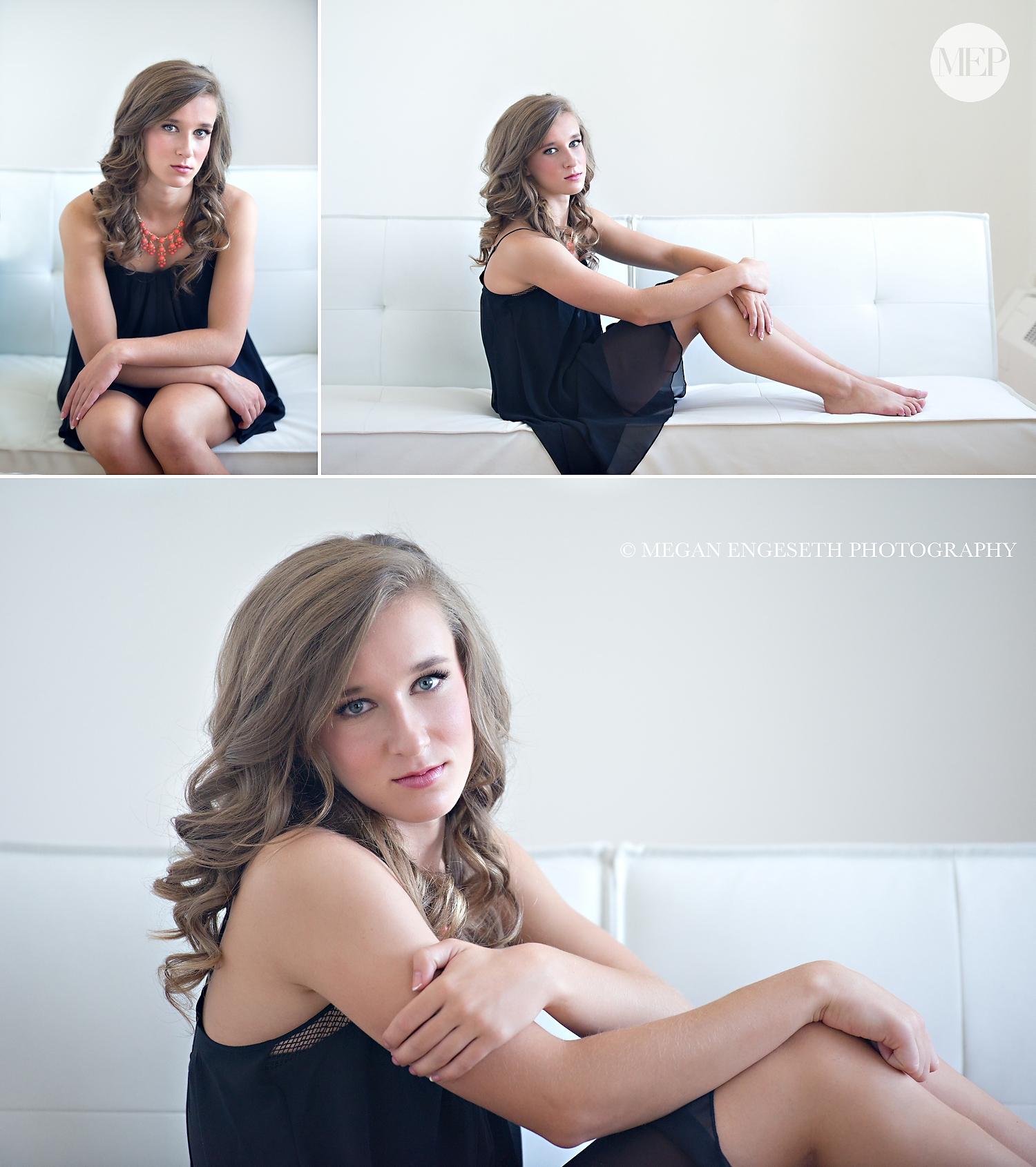 Classic soft instudio senior portraits Lakeville MN photographer