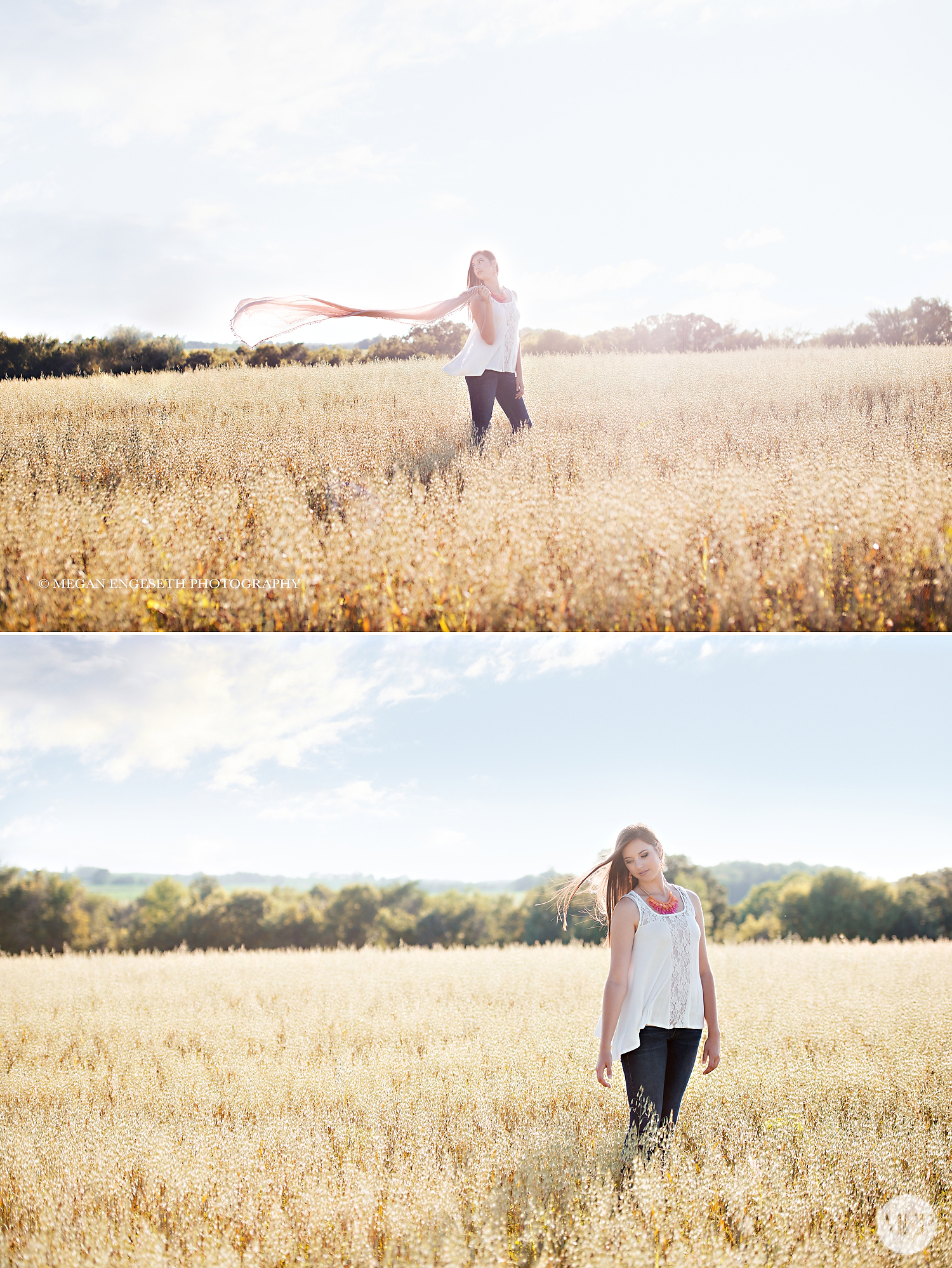 Field senior pictures in minnesota