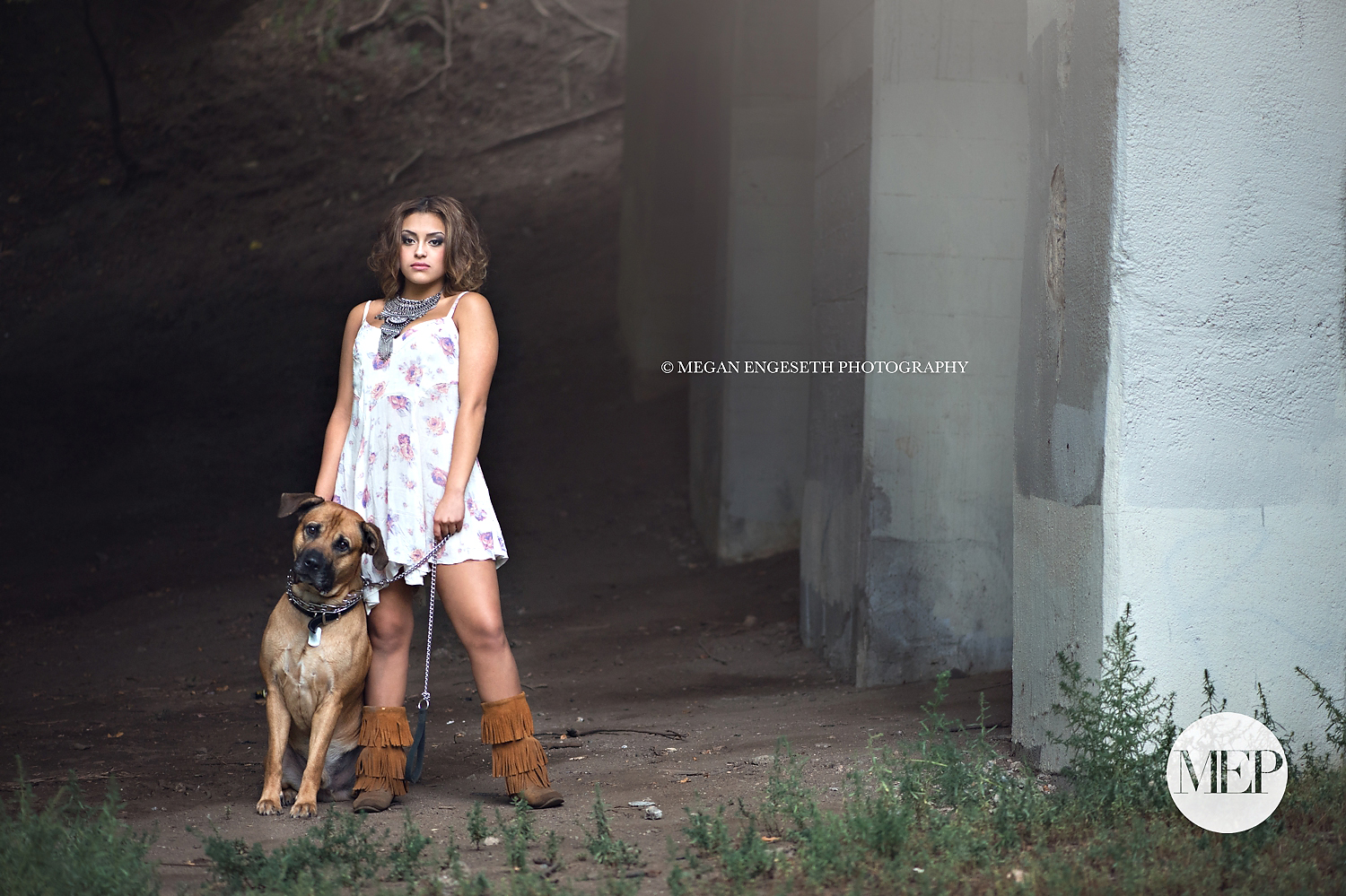 High Fashion Senior Portraits with Dog Minneapolis photographer