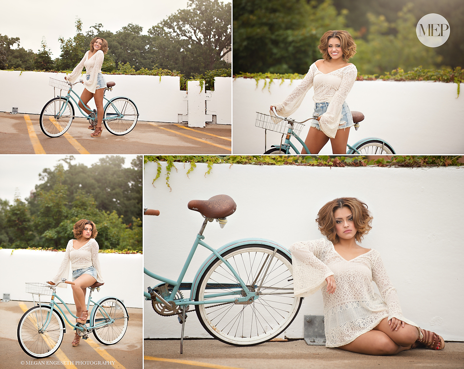 Vintage Bike senior pictures St. Paul MN Photographer