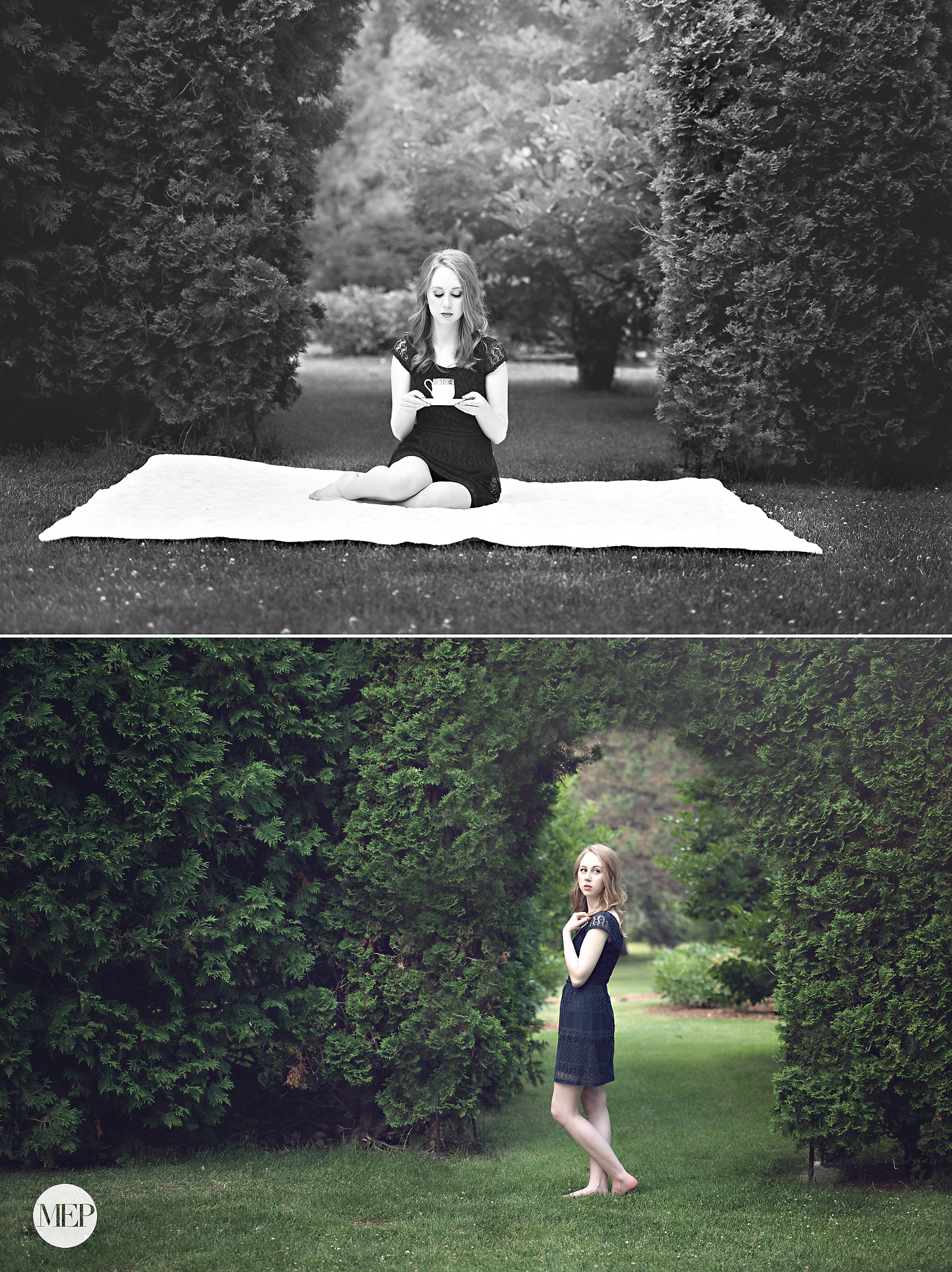 London Inspired Senior pictures tea photographer Chanhassen Minnesota