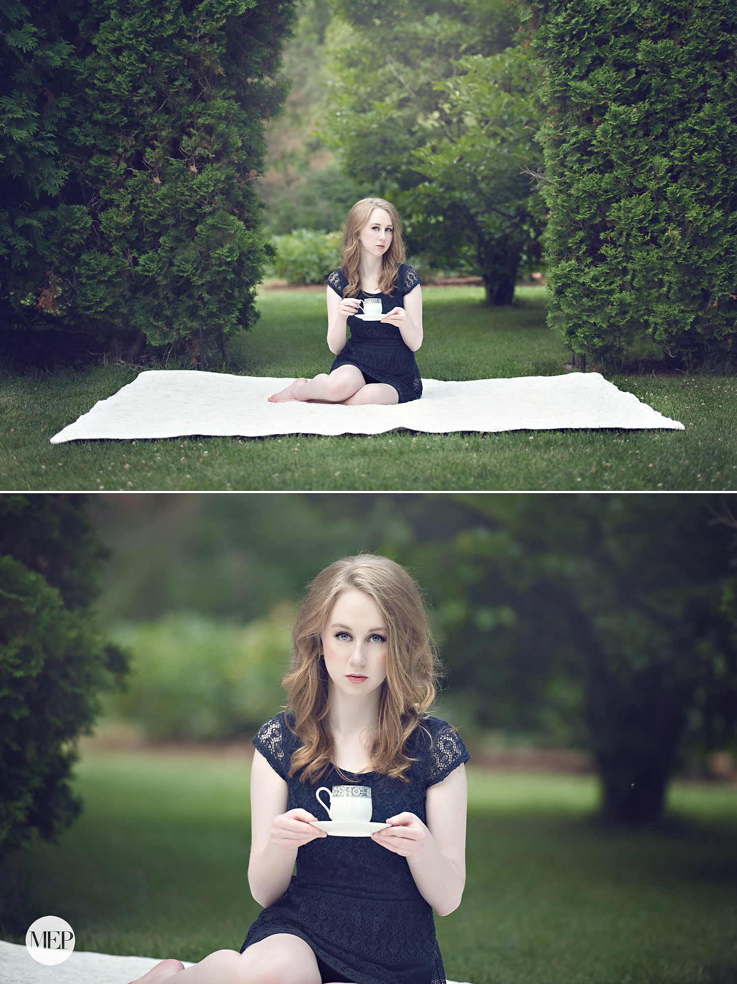 London Inspired Senior pictures tea photographer Chanhassen Minnesota