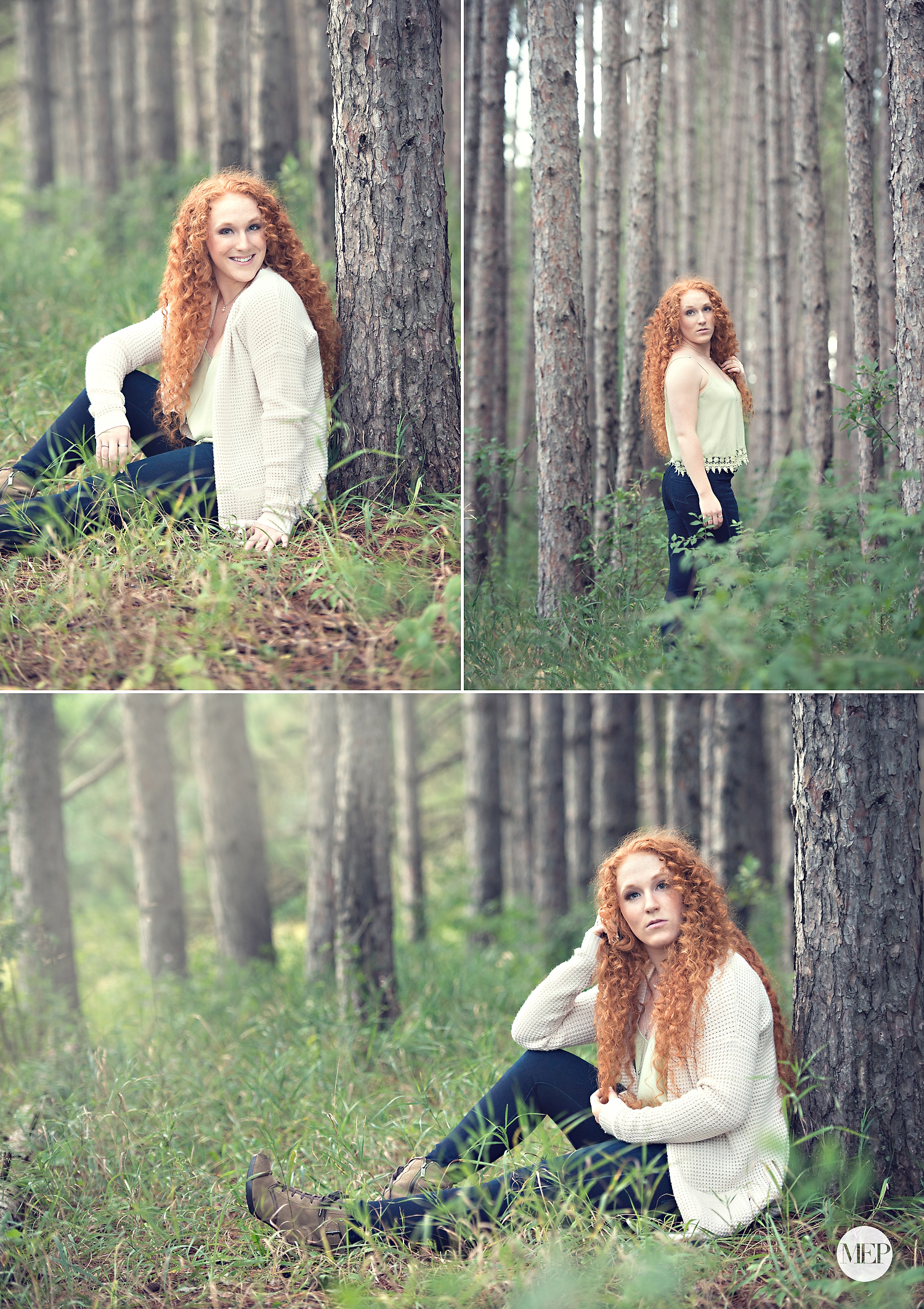 boho field senior portraits Minnesota Photographer 1