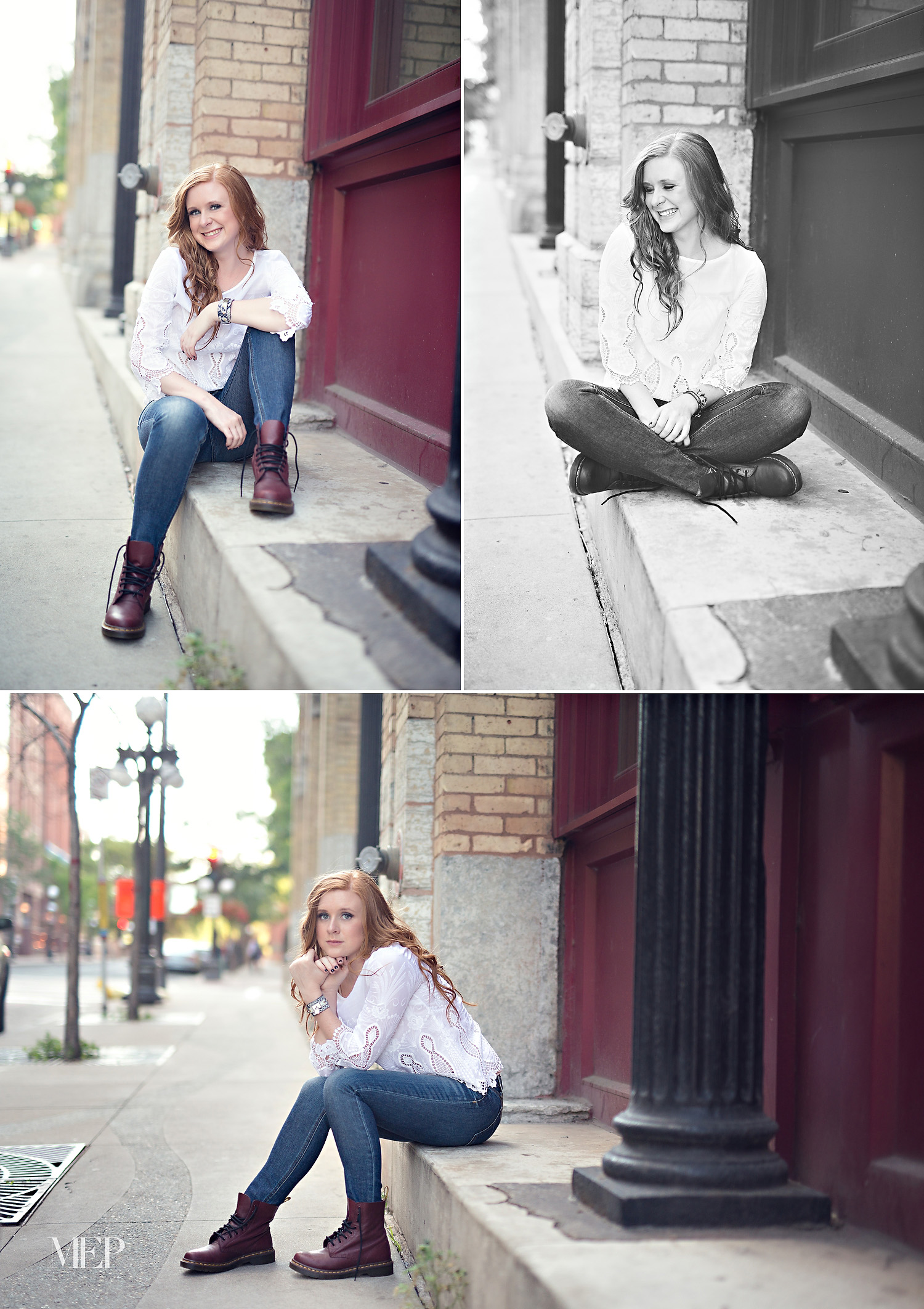 Library Book inspired senior portrait Photographer Minneapolis MN Chanhassen