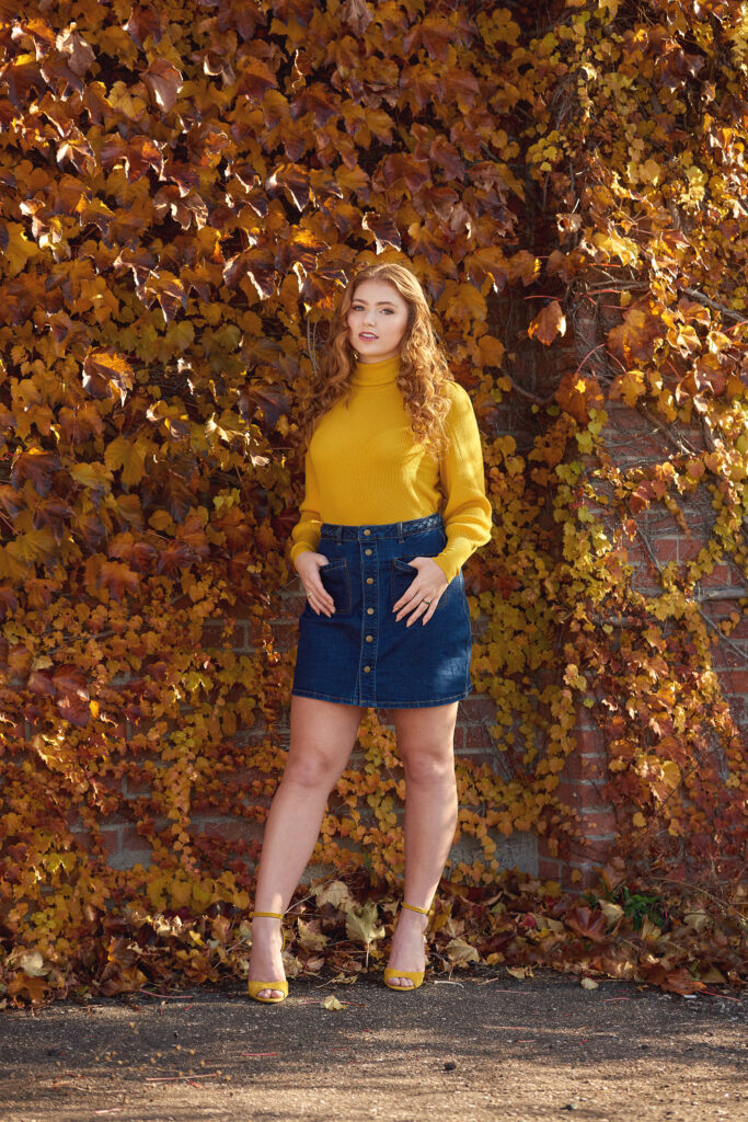 Maple Grove senior pictures in a nature location with cinematic styling by Minneapolis and St. Paul photographer Megan Engeseth.