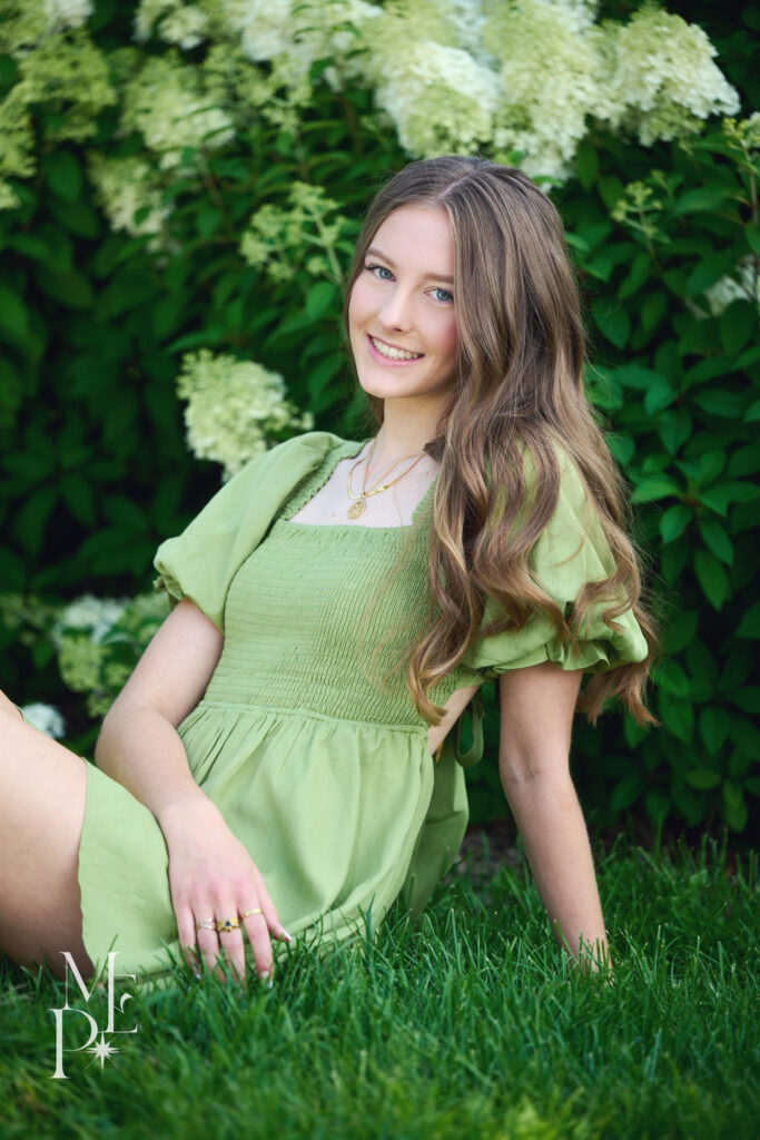 Senior Portrait Among Green Foliage St. Paul Minneapolis MN 04