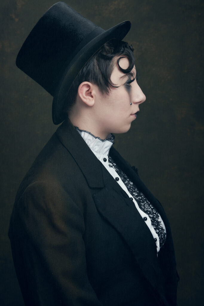 Elegant High School Senior Portrait Photographer In Classic Attire