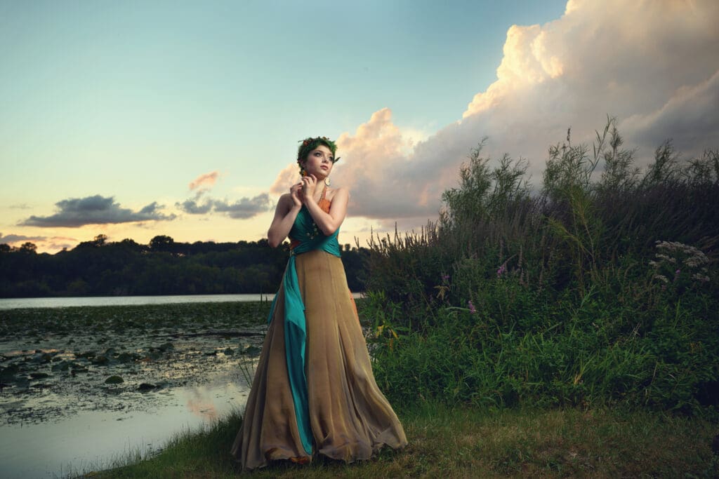 Elegant Outdoor Senior Picture Photographer Captures Stunning  image