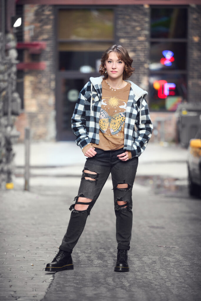 Urban High School Senior Portrait by Senior Picture Photographer