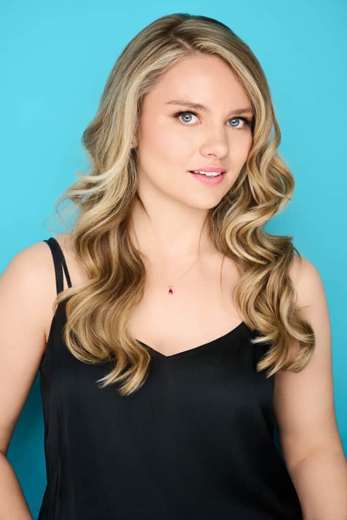 Studio actor portrait with subtle intensity and clean background in St. Paul